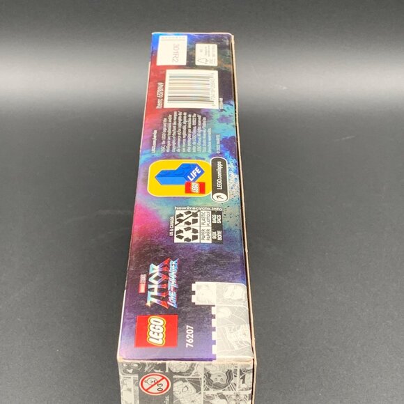 Lego 76207 Thor Love & Thunder Attack On New Asgard 159 Pieces Set Box Damage - Picture 7 of 7